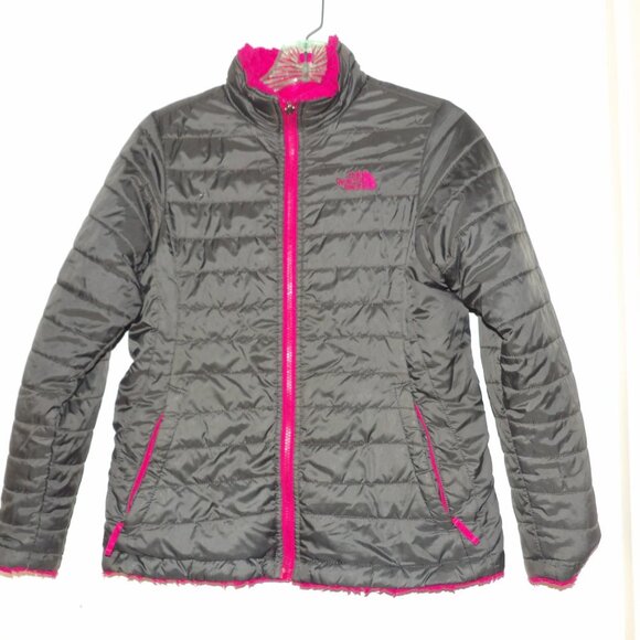 The North Face Girls Flawed Reversible Jacket Sz L 14/16 GIRLS - Picture 8 of 10